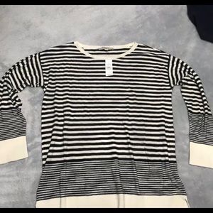 NWT Ann Taylor Loft striped long sleeve top